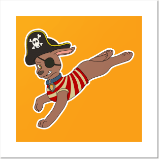 PAW Patrol Halloween Pirate Zuma Posters and Art